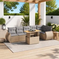 Versatile 7-Piece Outdoor Sofa Set for Backyard Relaxation
