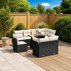 Practical 9 Piece Garden Sofa Set for Any Outdoor Area