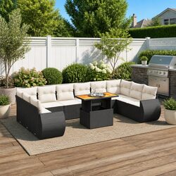 Versatile 11-Piece Garden Sofa Set for Your Outdoor Areas