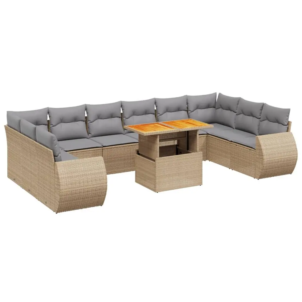 11-Piece Garden Sofa Set for Outdoor Use
