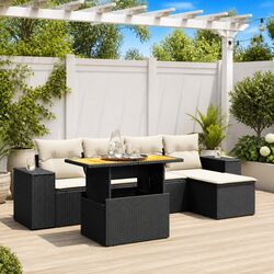 Flexible 6-Piece Garden Sofa Set for Any Outdoor Space