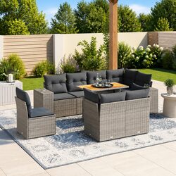 Practical Uses for Our 9-Piece Garden Sofa Set