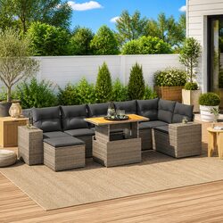 Ideal 8 Piece Garden Sofa Set for Backyard Gatherings