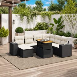 Ideal Outdoor Solution: 8-Piece Garden Sofa Set