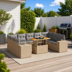 Ideal 10-Piece Garden Sofa Set for Your Outdoor Needs