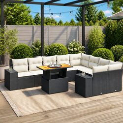 Versatile 10-Piece Outdoor Sofa Set for Any Backyard