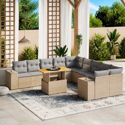 Versatile 11 Piece Garden Sofa Set for Outdoor Spaces