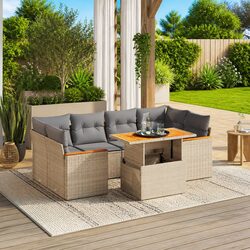 Practical 7 Piece Outdoor Sofa Set for Your Patio