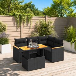 Practical 5 Piece Garden Sofa Set for Any Outdoor Space