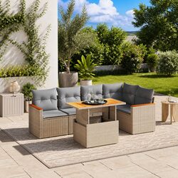 Practical 6-Piece Outdoor Sofa Set for Your Home