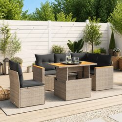 6-Piece Garden Sofa Set for Outdoor Living