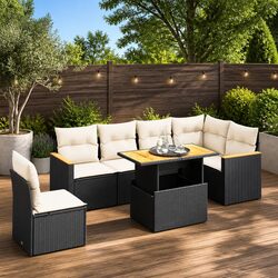 Practical 7 Piece Garden Sofa Set for Your Outdoor Area