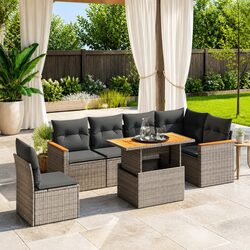 Practical 7 Piece Garden Sofa Set for Your Home