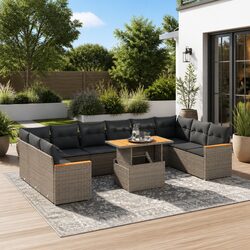 Practical 11-Piece Garden Sofa Set for Your Patio
