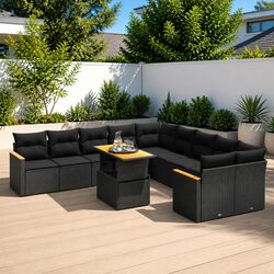 Practical 11 Piece Sofa Set for Every Outdoor Occasion