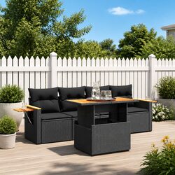 Practical 5 Piece Garden Sofa Set for Versatile Use