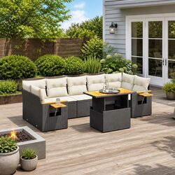 Versatile 8 Piece Outdoor Sofa Set for Any Patio