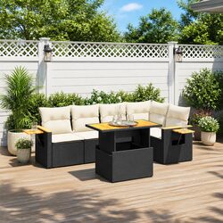 Versatile 6-Piece Garden Sofa for Any Outdoor Setup