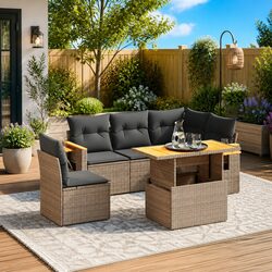 Practical 6-Piece Sofa Set for Your Outdoor Needs