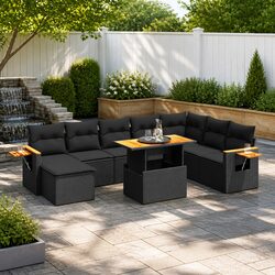 Practical 9-Piece Sofa Set for Outdoor Use