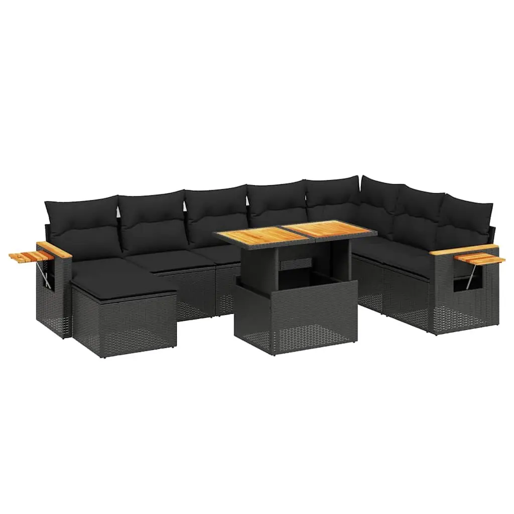 9-Piece Sofa Set for Outdoor Use