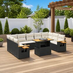 Versatile 10-Piece Garden Sofa Set for Your Outdoor Needs