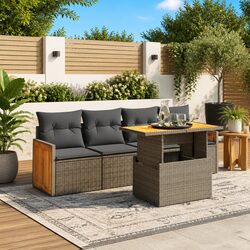 Practical 5 Piece Garden Sofa Set for Any Outdoor Setting