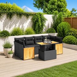 Practical 7 Piece Garden Sofa Set for Any Outdoor Setting