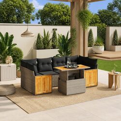 Comfortable 7-Piece Garden Sofa Set for Your Outdoor Space
