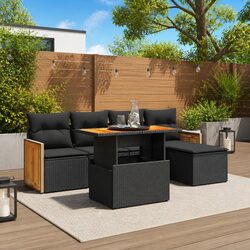 Practical Modular 6-Piece Outdoor Sofa Set for Any Space