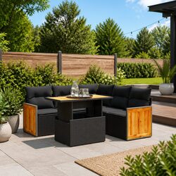 Practical 6 Piece Garden Sofa Set for Your Patio