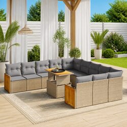 Practical 11-Piece Sofa Set for Your Outdoor Area