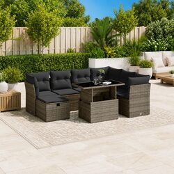 Practical 8-Piece Garden Sofa Set for Outdoor Use