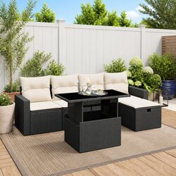 Adaptable 6-Piece Outdoor Sofa Set for Various Spaces