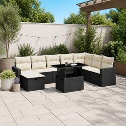 Practical 9 Piece Garden Sofa Set for Your Outdoor Area