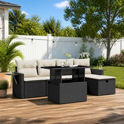 Versatile 6 Piece Garden Sofa Set for Every Outdoor Need