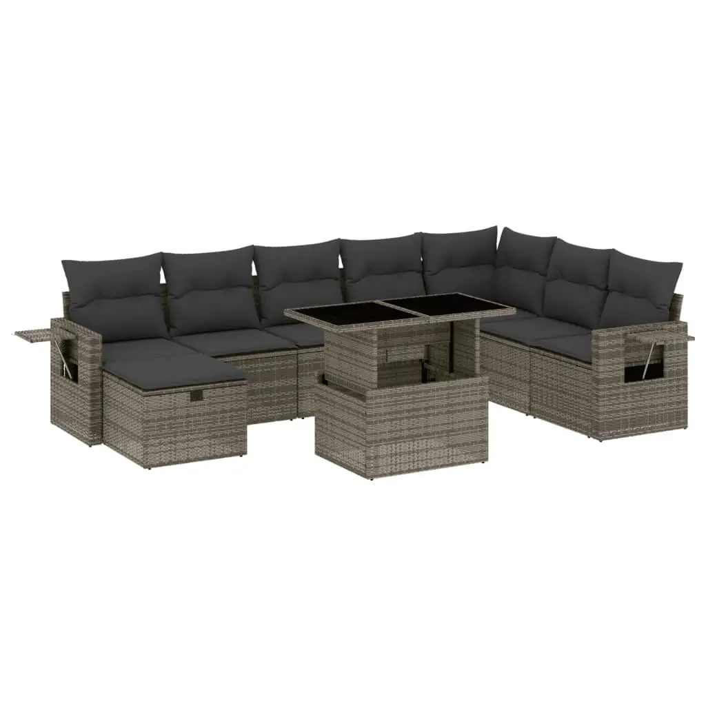9-Piece Garden Sofa Set for Relaxing Outdoors