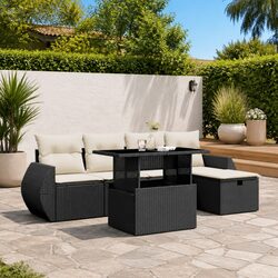 6 Piece Modular Sofa Set for Your Patio or Backyard