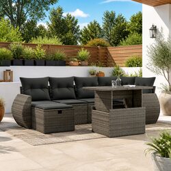 7 Piece Sofa Set for Outdoor Relaxation
