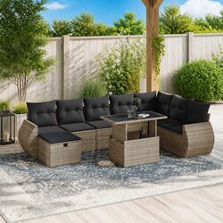 Practical 9-Piece Garden Sofa Set for Any Outdoor Space
