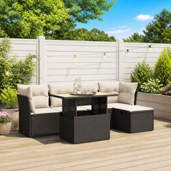 6 Piece Garden Sofa Set for Relaxation and Enjoyment