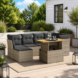 Practical 7 Piece Outdoor Garden Sofa Set for Your Patio
