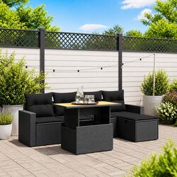 Practical 6-Piece Garden Sofa Set for Your Patio