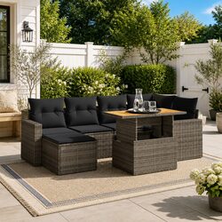 Versatile 7 Piece Garden Sofa Set for Any Outdoor Setting
