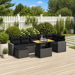 Practical 8-Piece Garden Sofa Set for Outdoor Use