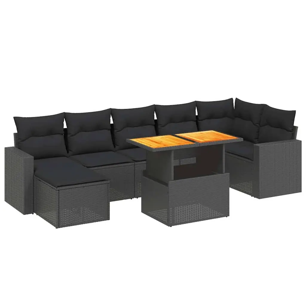 8-Piece Garden Sofa Set for Outdoor Use