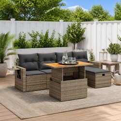 Practical 6 Piece Garden Sofa Set for Every Outdoor Occasion