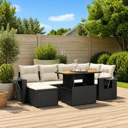 Practical 7 Piece Garden Sofa Set for Relaxation and Fun