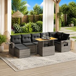 Versatile 8-Piece Garden Sofa Set for Your Patio