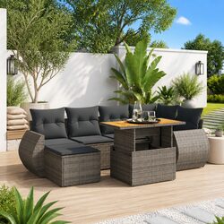 7 Piece Garden Sofa Set for Ultimate Relaxation
